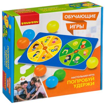 Обучающая настольная игра «ПОПРОБУЙ УДЕРЖИ» Bondibon