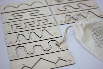 Трафареты "Помоги Зверушке" 9 трафаретов