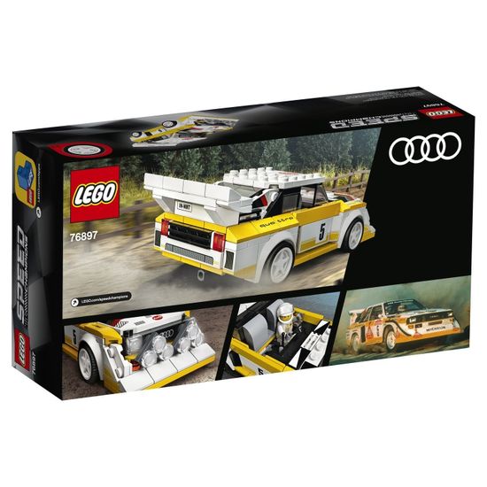 Конструктор LEGO Speed Champions 76897 1985 Audi Sport quattro S1