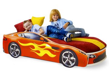 Кровать-машина «Бондмобиль красный»