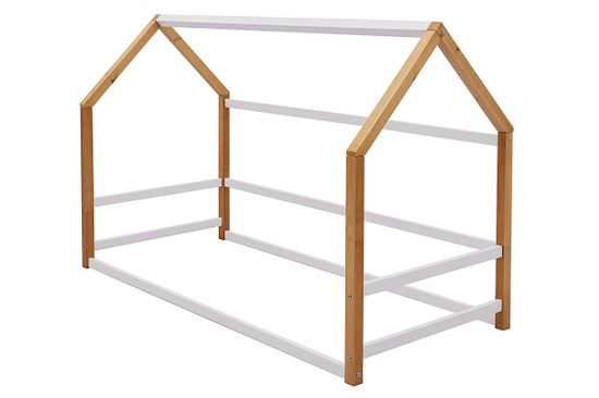 Кровать-домик Монтессори «Svogen» дерево-белый