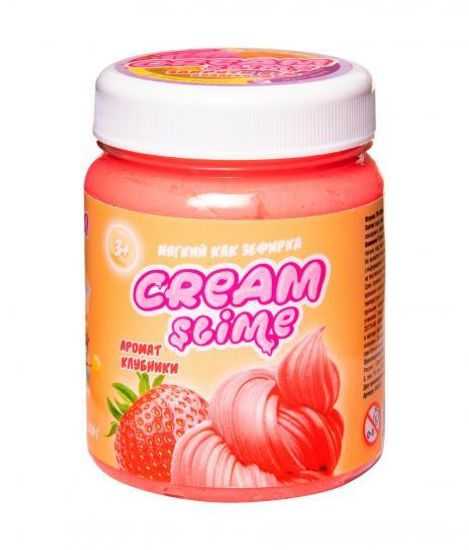 Cream Slime с ароматом клубники, 250 г
