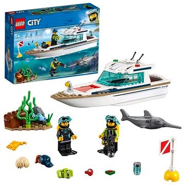 Конструктор LEGO City Great Vehicles Яхта для дайвинга 60221