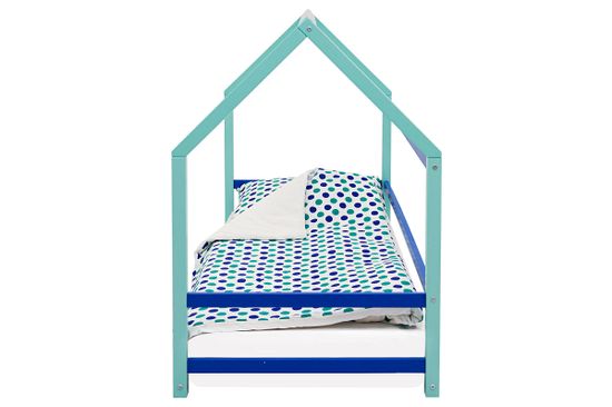 Кровать-домик Монтессори «Svogen» мятно-синий