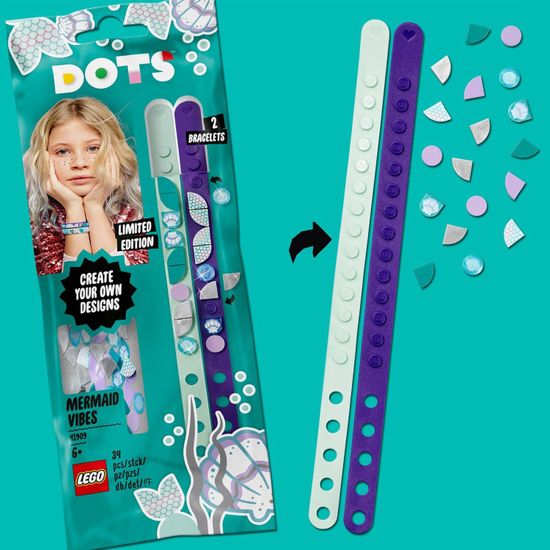LEGO DOTs 41909 ЛЕГО Дотс Браслет "Русалочка"