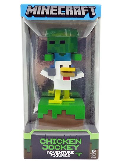 Фигурка Minecraft Adventure Figures серия 3 Zombie Chicken Jockey 10см