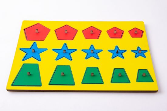 Монтессори «Больше – меньше №3»