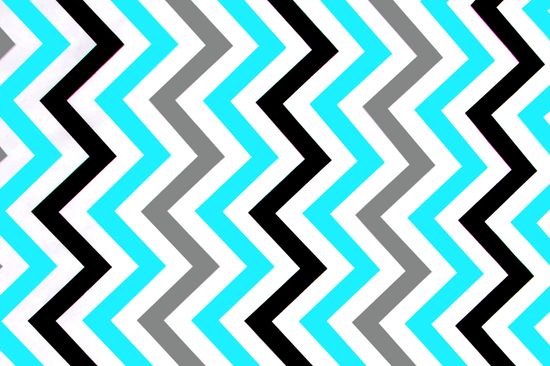 Постельное белье "Зигзаги графит, бирюза, серый"