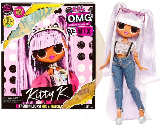 Кукла L.O.L. Surprise! O.M.G. Remix Fashion Doll Kitty 567240