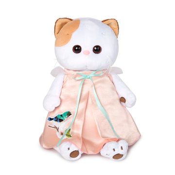 Ли-Ли в нежно-розовом платье с птичкой 27 см