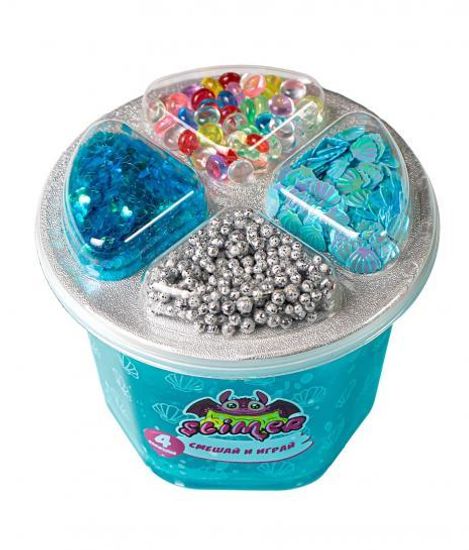 Слайм с вложениями Slimer "Морской" 250г