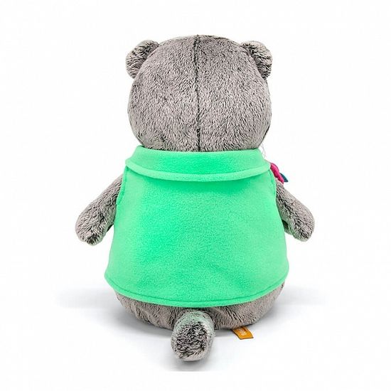 Басик с сердцем в цветочек 22 см