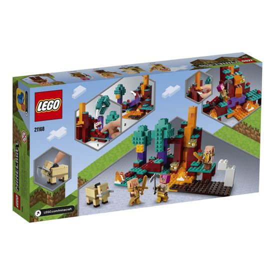 Конструктор LEGO Minecraft 21168 ЛЕГО Майнкрафт Искажённый лес