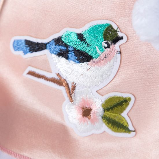 Ли-Ли в нежно-розовом платье с птичкой 27 см