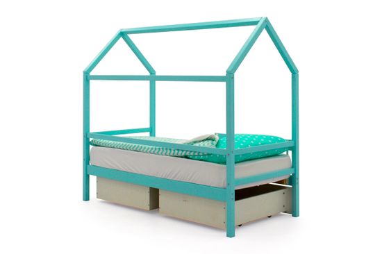 Кровать-домик «Svogen мятный»
