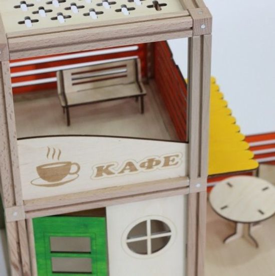 Woodjo Cafe 57 деталей