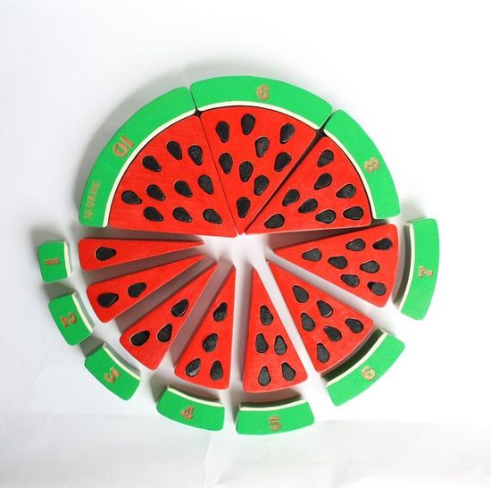 Пазл Арбуз счет до 10