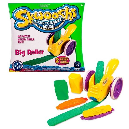 Skwooshi S30002 Сквуши Набор для творчества "Большой роллер" - масса для лепки и аксессуары