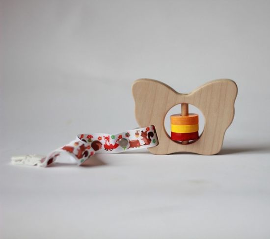 Прорезыватель погремушка Бабочка