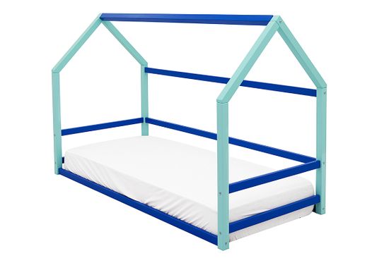 Кровать-домик Монтессори «Svogen» мятно-синий