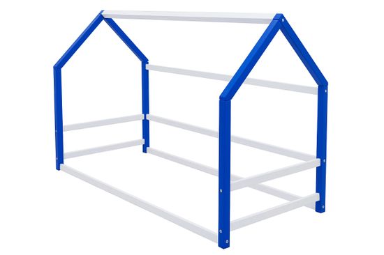 Кровать-домик Монтессори «Svogen» сине-белый