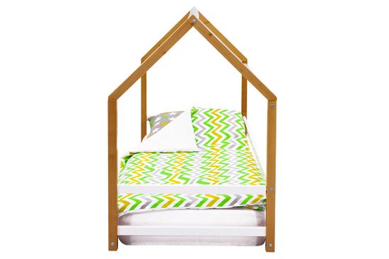 Кровать-домик Монтессори «Svogen» дерево-белый