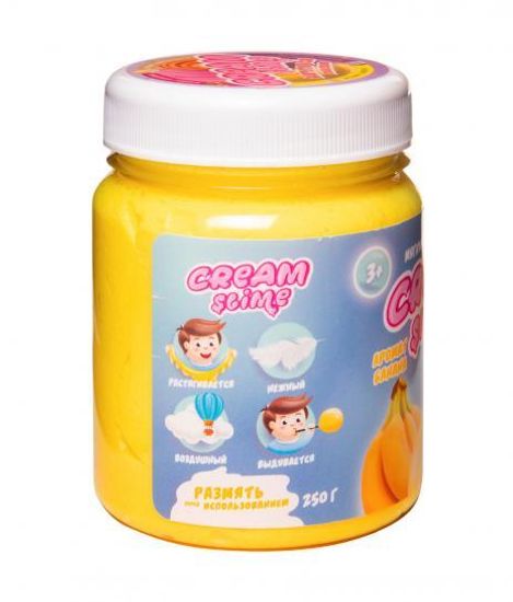 Cream Slime с ароматом банана, 250 г