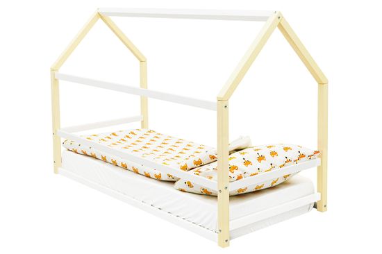 Кровать-домик Монтессори «Svogen» бежево-белый