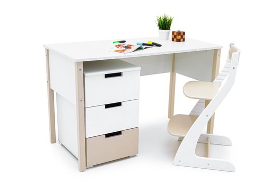 Тумба "Svogen" бежево-белый