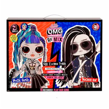 Игровой набор Remix OMG 2-Pack Punk Grrrl и Rocker Boi, 24 см, 567288