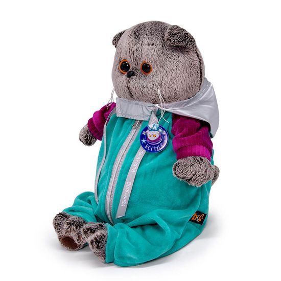 Басик в комбинезоне «Космос» 22 см