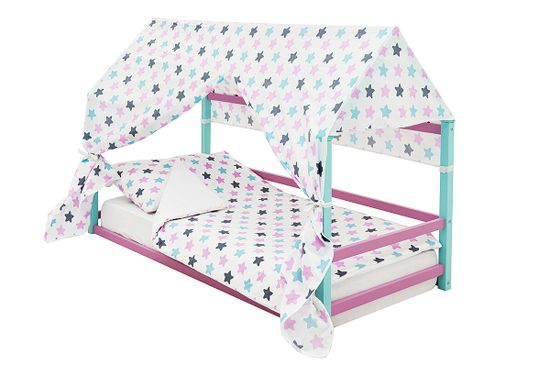 Кровать-домик Монтессори «Svogen» мятный-лаванда