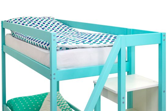 Двухъярусная кровать «Svogen» мятный
