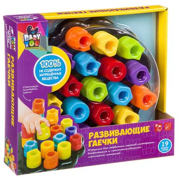 Мозаика для малышей “Развивающие гаечки” Bondibon