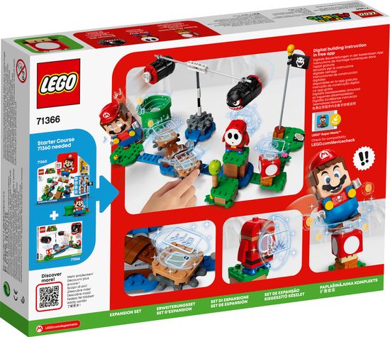 Конструктор LEGO Super Mario 71366 Дополнительный набор Огневой налёт Билла-банзай