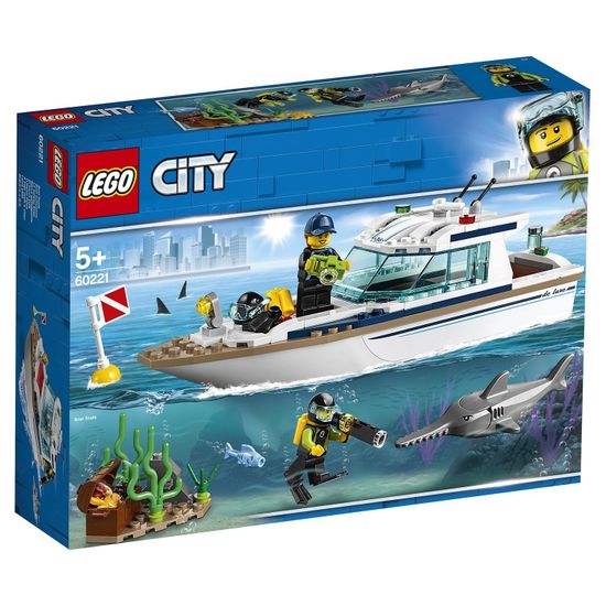Конструктор LEGO City Great Vehicles Яхта для дайвинга 60221