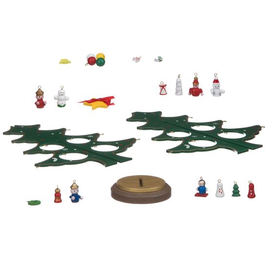Новогодний набор BONDIBON. Деревянная ёлочка 3D с игрушками, высота 25см