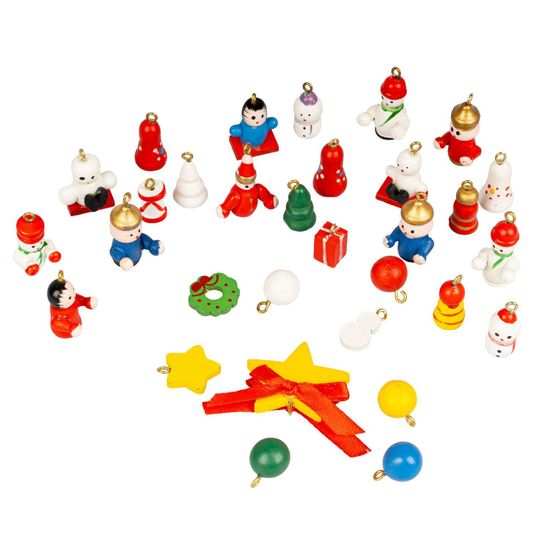 Новогодний набор BONDIBON. Деревянная ёлочка 3D с игрушками, высота 28.5см