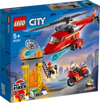 Конструктор LEGO City 60281 Спасательный пожарный вертолёт