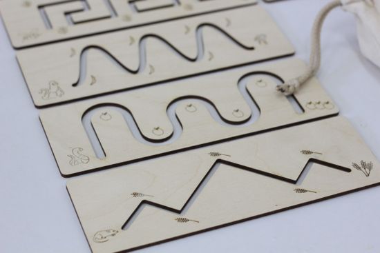 Трафареты "Помоги Зверушке" 9 трафаретов