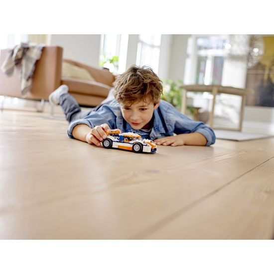 Конструктор LEGO Creator Гоночный автомобиль Оранжевый 31089