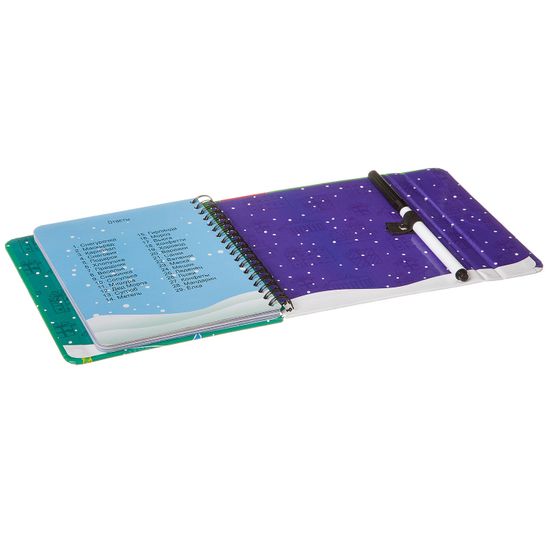 Компактная развивающая игра Bondibon «Игры под ёлку. Ребусы» Новогодняя серия