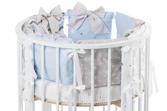 Набор простыней и бортиков для кроватки Sleepy