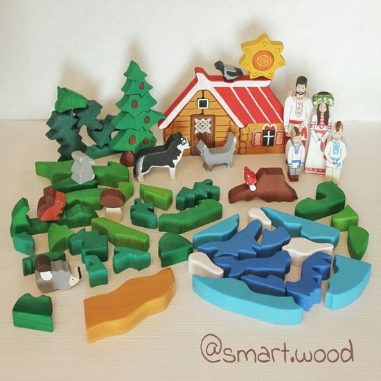 Игровое панно Терем в лесу