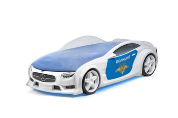 Кровать-машина объемная NEO "Мерседес" полиция