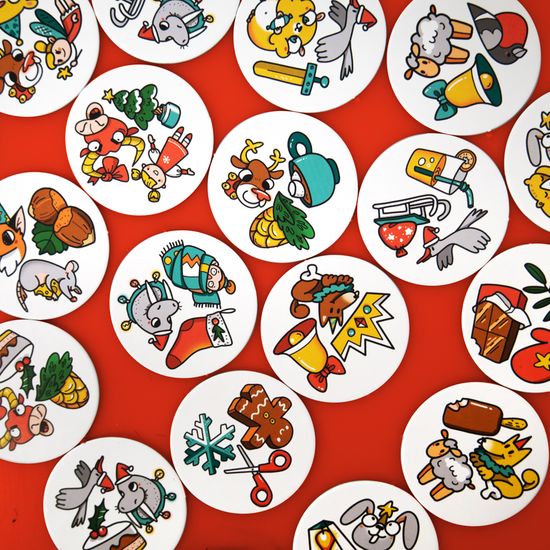 Настольная игра Зимний Читай-Хватай