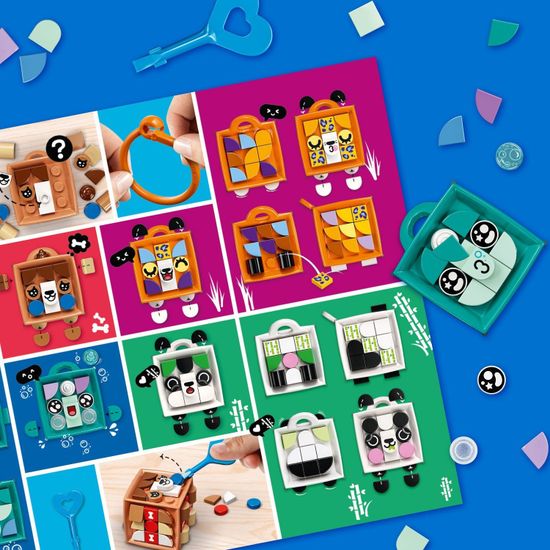 LEGO DOTs 41928 ЛЕГО Дотс Брелок «Нарвал»