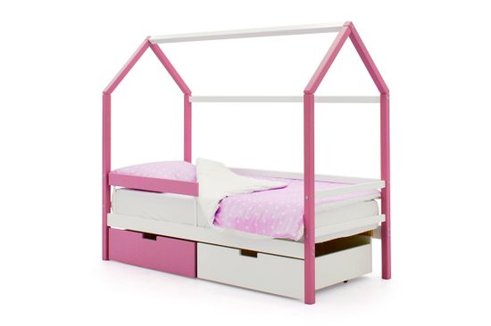 Кровать-домик «Svogen лаванда-белый»