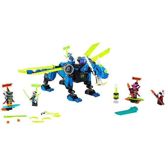 LEGO Ninjago 71711 Конструктор ЛЕГО Ниндзяго Кибердракон Джея