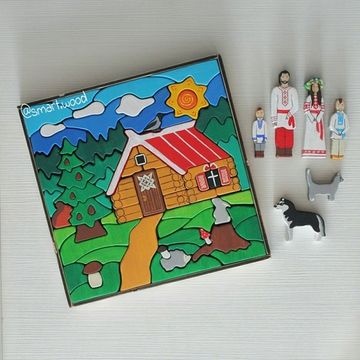 Игровое панно Терем в лесу